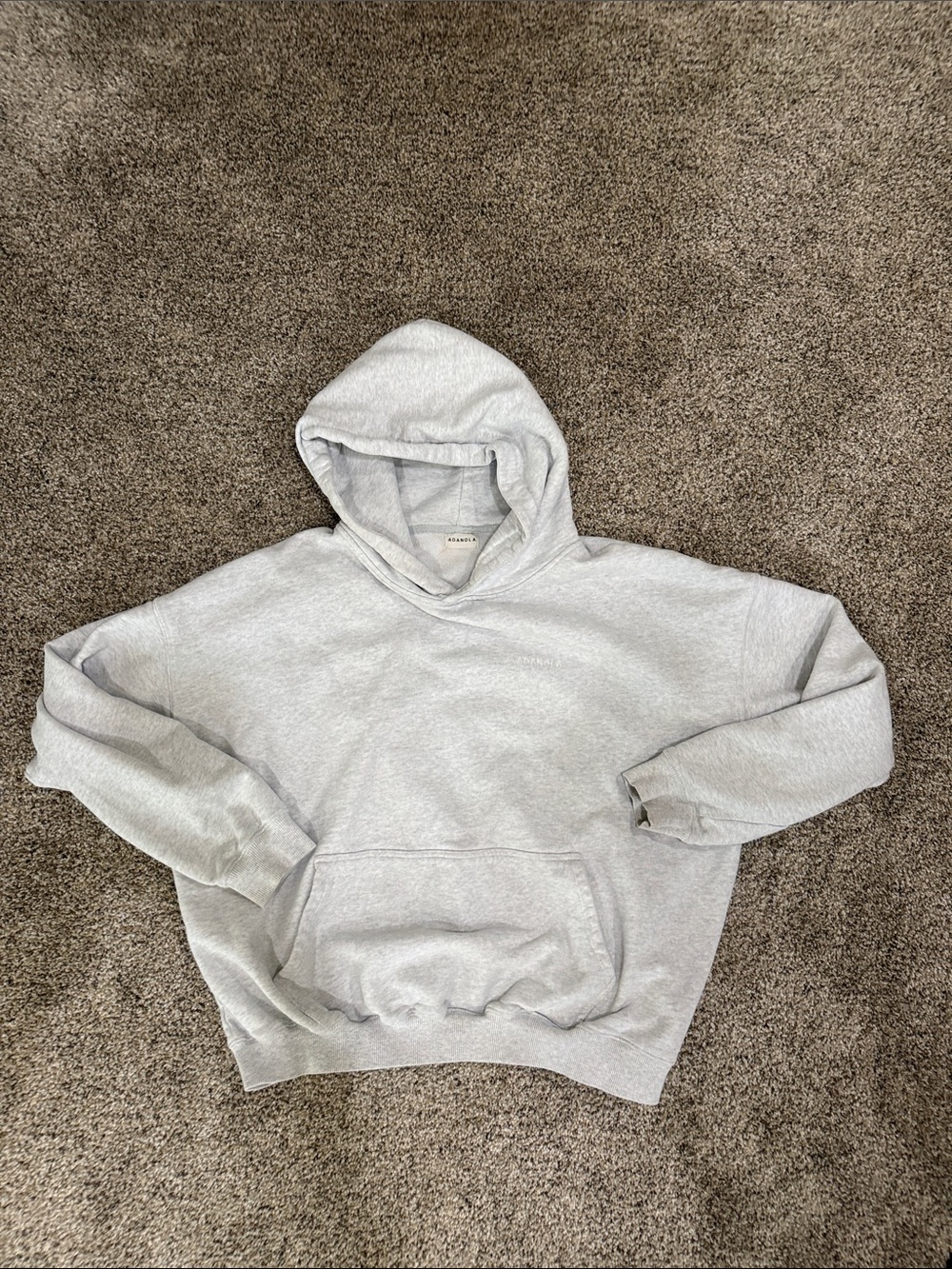 Adanola Light Gray Pullover Hoodie